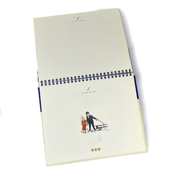 Adventures of Tintin "King Ottokar's Scepter" Spiral Bound Calendar 1998 - Picture 6 of 7